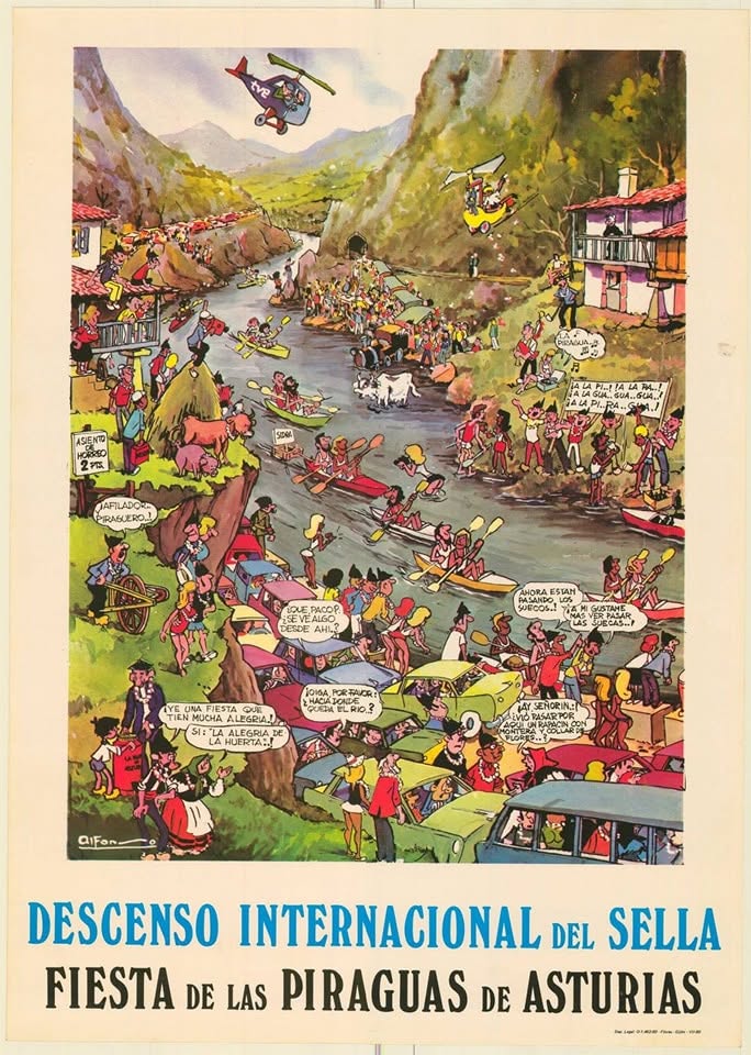 Cartel Oficial Descenso Internacional del Sella 1980