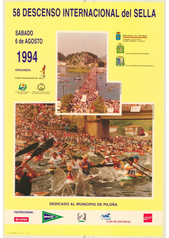 Cartel Oficial Descenso Internacional del Sella 